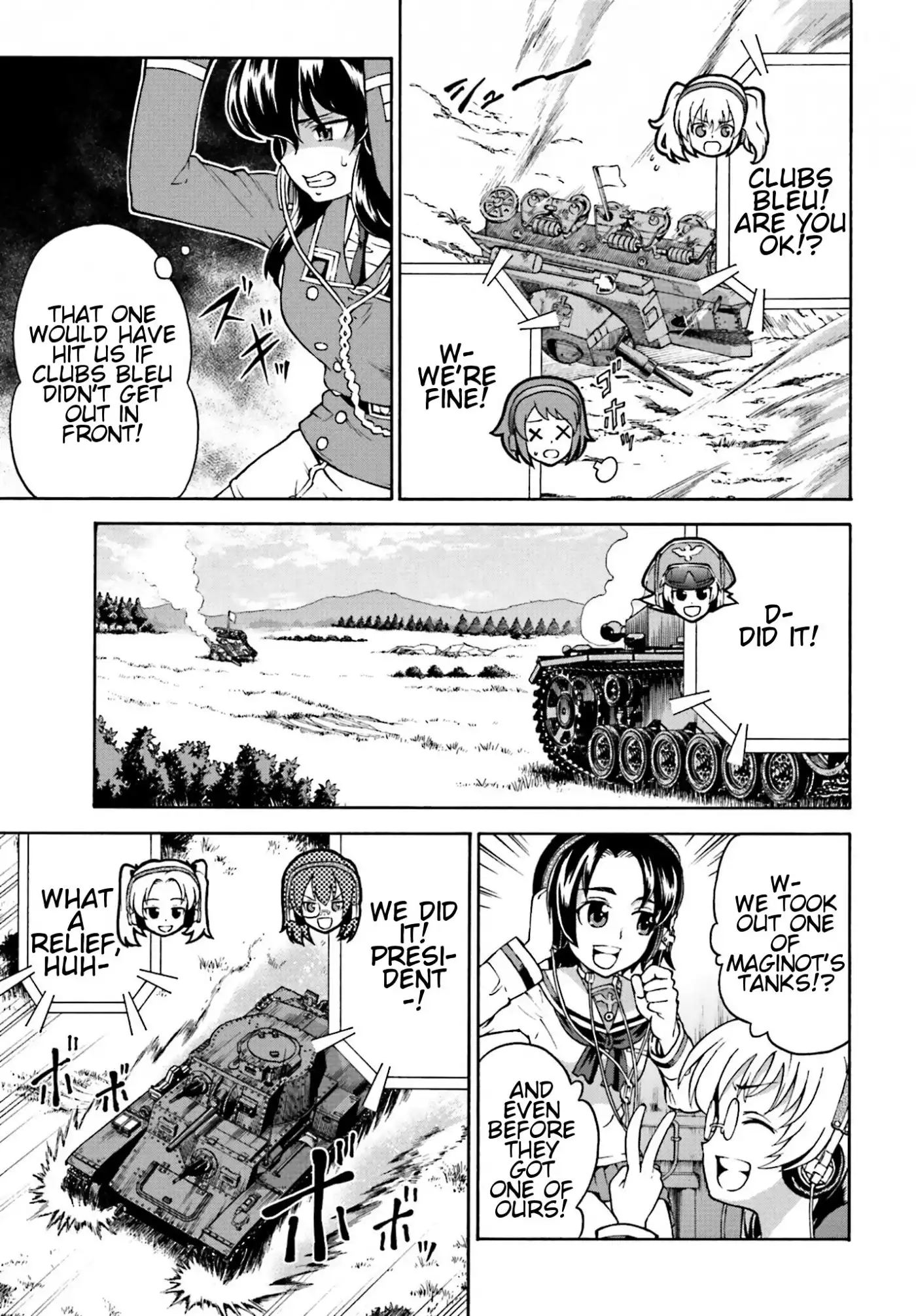 GIRLS und PANZER - Gekitou! Maginot-sen desu!! Chapter 8 3